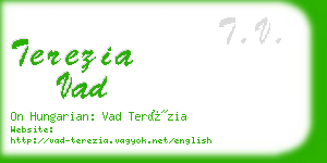 terezia vad business card